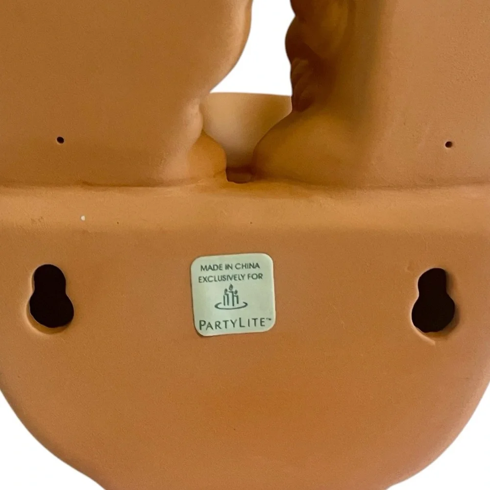 PartyLite Angel Candle Holder - Terracotta